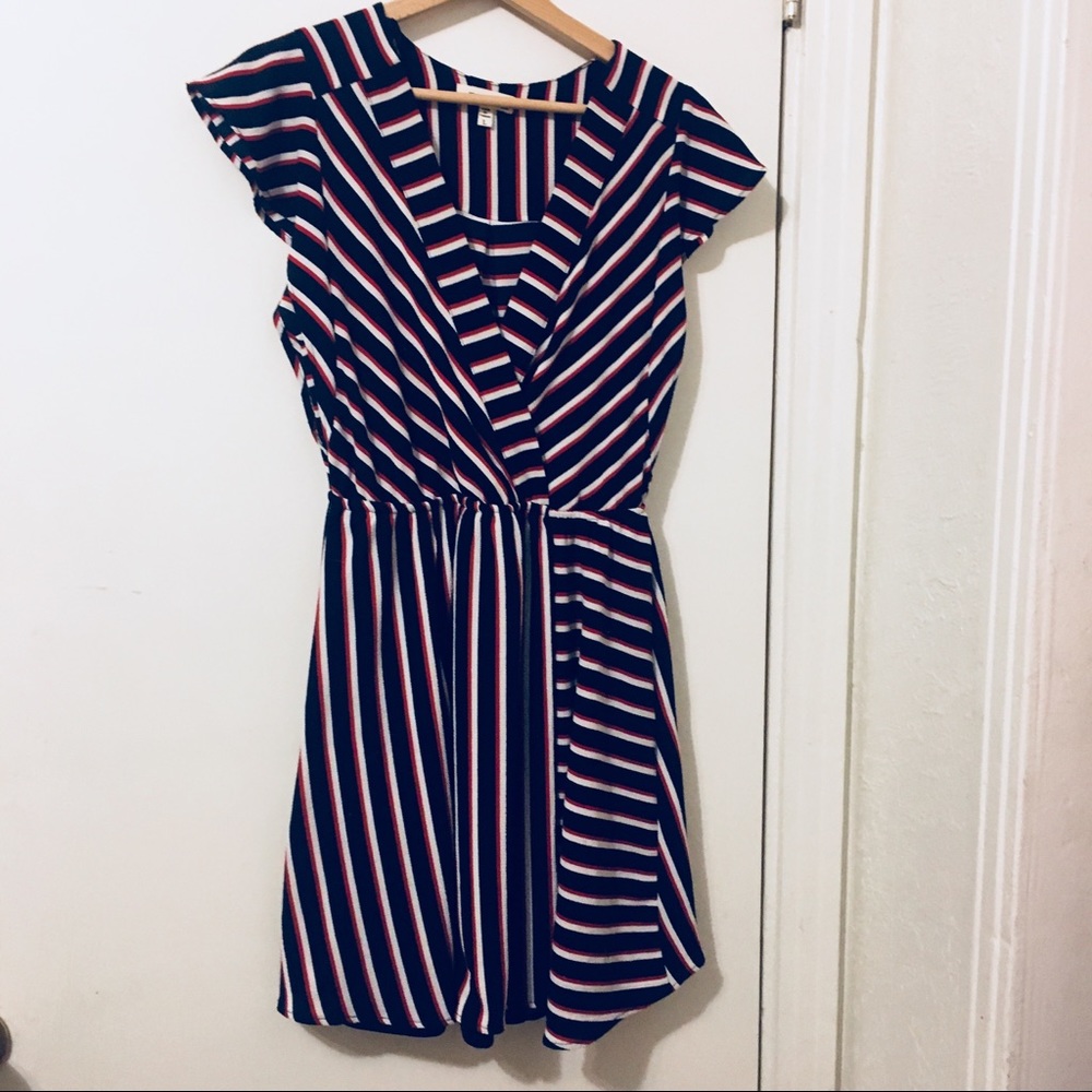 Red White blue dress. 4th of July Americana